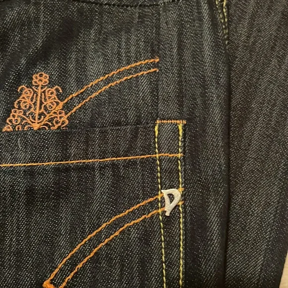 Dondup Milano dark denim jeans ‘Dandy’ cotton/Kashmir- 28 - Picture 6 of 7